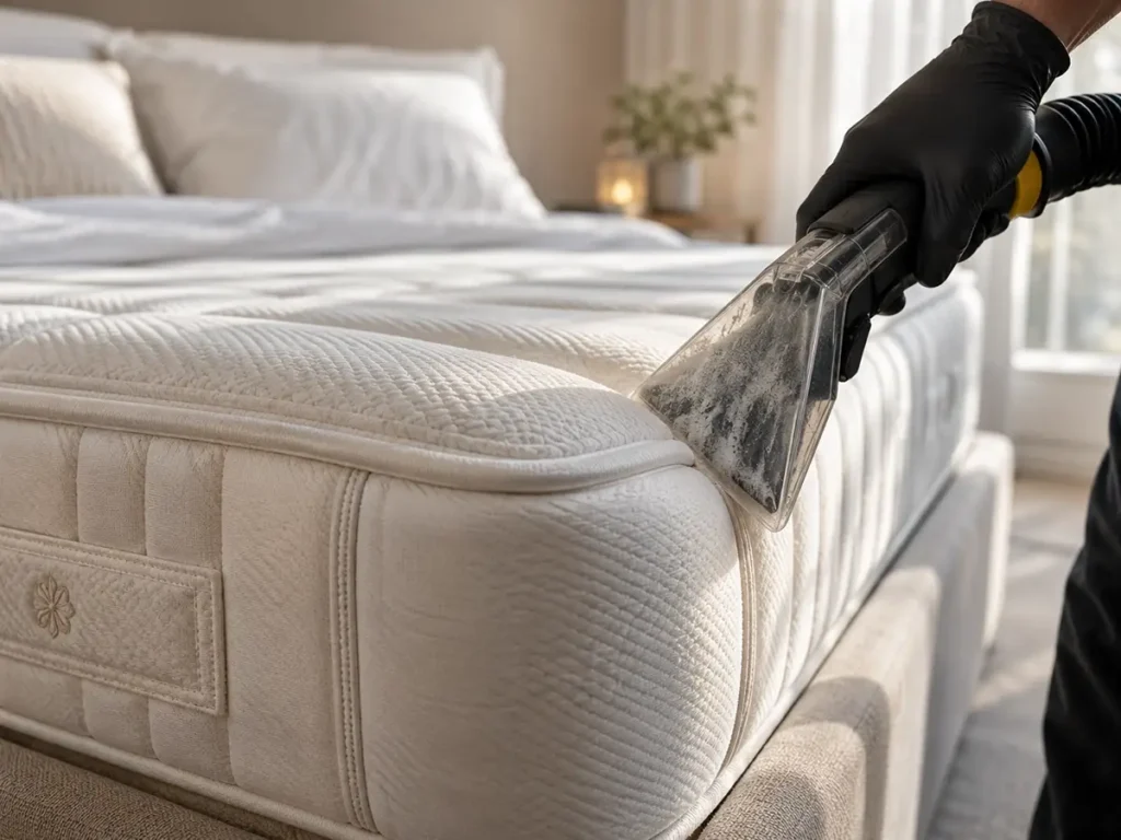 stap 2 veilig matras reinigen